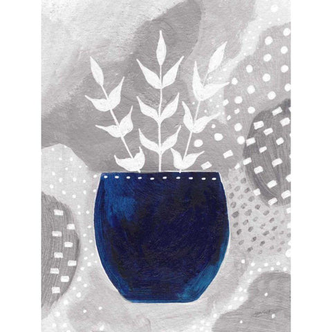 Sweet Love II Gray White Modern Wood Framed Art Print by Mack, Lynn