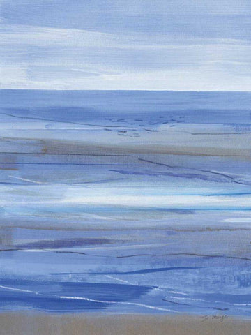 Summer Morning II Black Ornate Wood Framed Art Print with Double Matting by Maye, Jo