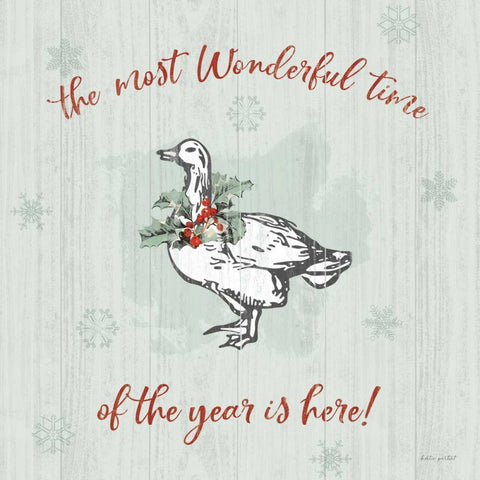 Farmhouse Christmas V White Modern Wood Framed Art Print by Pertiet, Katie