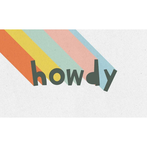 Rainbow Words V Black Modern Wood Framed Art Print by Hershey, Moira