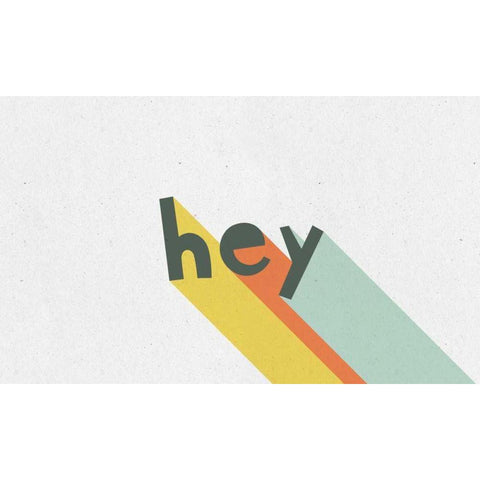 Rainbow Words VIII Black Modern Wood Framed Art Print with Double Matting by Hershey, Moira