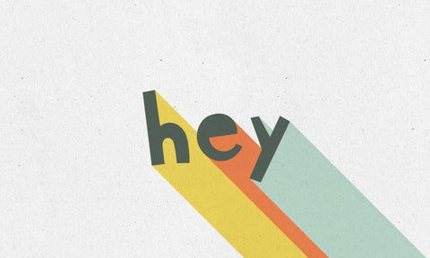 Rainbow Words VIII White Modern Wood Framed Art Print with Double Matting by Hershey, Moira