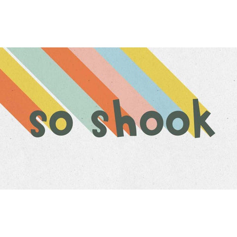 Rainbow Words IX White Modern Wood Framed Art Print by Hershey, Moira