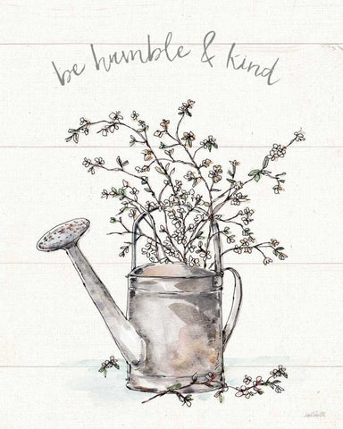 Country Love III White Modern Wood Framed Art Print with Double Matting by Tavoletti, Anne