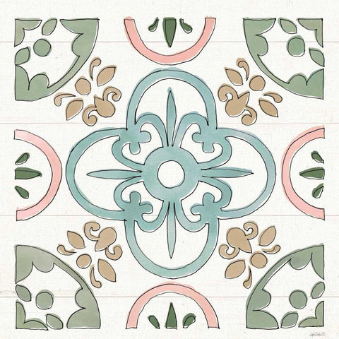 Country Love IX White Modern Wood Framed Art Print with Double Matting by Tavoletti, Anne