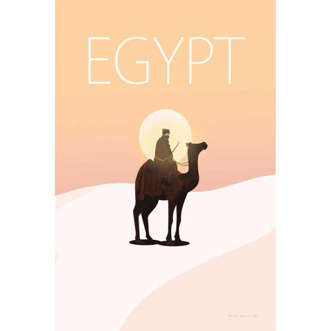 Egypt White Modern Wood Framed Art Print by Escalante, Omar