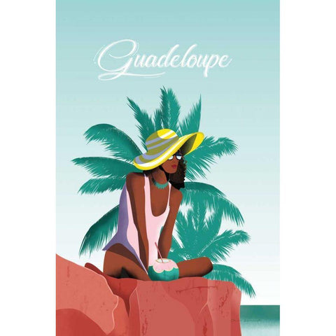 Guadalupe White Modern Wood Framed Art Print by Escalante, Omar