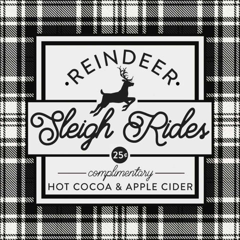 Plaid Holidays III Gold Ornate Wood Framed Art Print with Double Matting by Wild Apple Portfolio