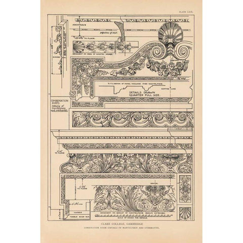 English Renaissance VI Gold Ornate Wood Framed Art Print with Double Matting by Wild Apple Portfolio