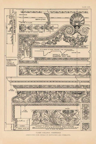 English Renaissance VI Black Ornate Wood Framed Art Print with Double Matting by Wild Apple Portfolio