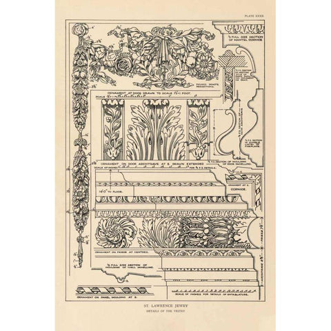 English Renaissance XIII Gold Ornate Wood Framed Art Print with Double Matting by Wild Apple Portfolio