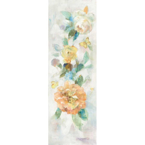 Natural Blooming Splendor IV Gold Ornate Wood Framed Art Print with Double Matting by Nai, Danhui