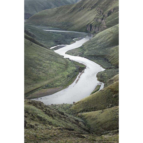 John Day River Oregon II Gold Ornate Wood Framed Art Print with Double Matting by Majchrowicz, Alan