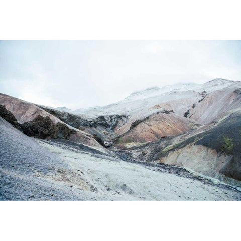 Iceland Hills I Black Modern Wood Framed Art Print by Marshall, Laura