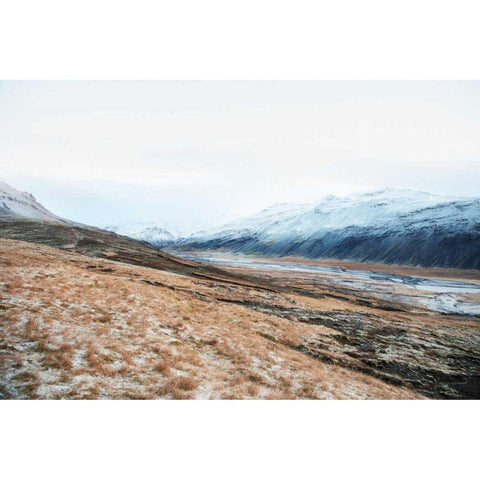 Iceland Hills II Black Modern Wood Framed Art Print by Marshall, Laura