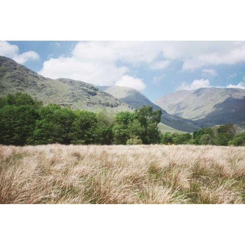 Scottish Highlands III Gold Ornate Wood Framed Art Print with Double Matting by Marshall, Laura