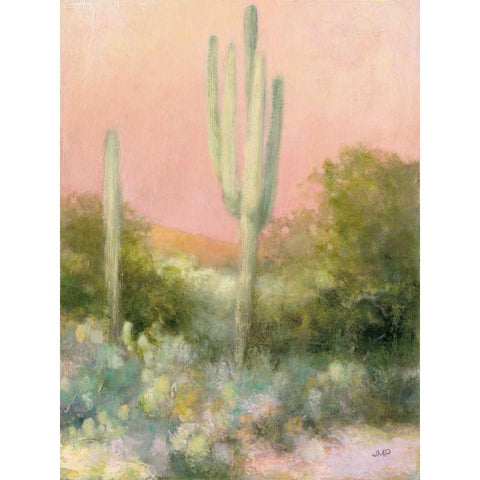 Sunrise Desert II White Modern Wood Framed Art Print by Purinton, Julia