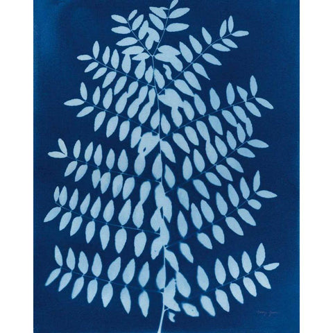 Enchanted Cyanotype VIII Gold Ornate Wood Framed Art Print with Double Matting by Green, Nancy