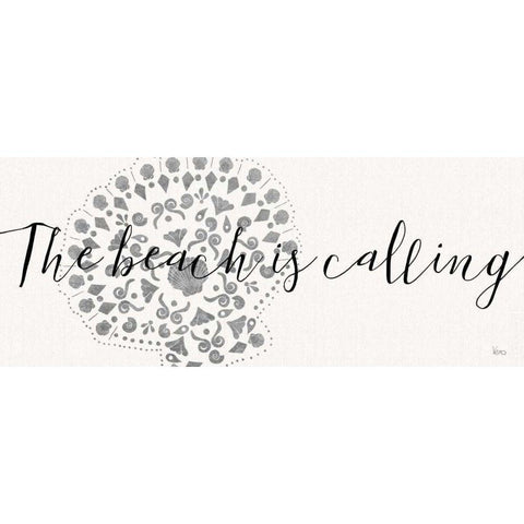 Sea Charms V Silver Black Modern Wood Framed Art Print with Double Matting by Charron, Veronique