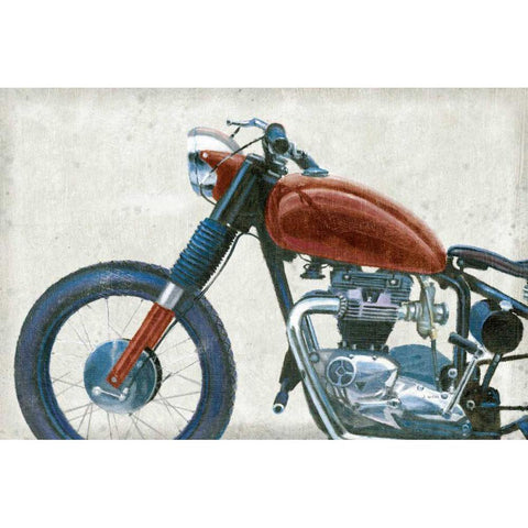 Lets Roll III Grunge Crop Black Modern Wood Framed Art Print by Wiens, James