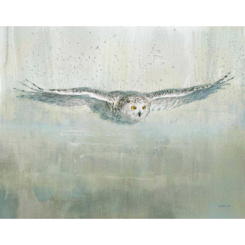 Soaring Neutral White Modern Wood Framed Art Print by Nai, Danhui