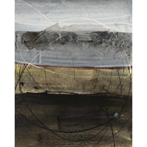 Natural Balance I White Modern Wood Framed Art Print by Hristova, Albena