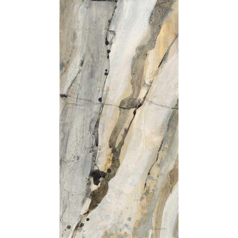 Riverbank II White Modern Wood Framed Art Print by Hristova, Albena