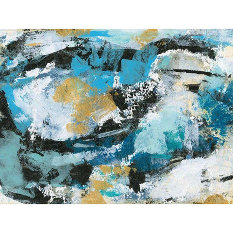 Impromptu I White Modern Wood Framed Art Print by Vassileva, Silvia