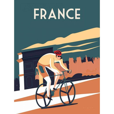 France White Modern Wood Framed Art Print by Escalante, Omar