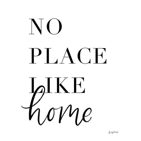 Simple Words VIII Black Modern Wood Framed Art Print with Double Matting by Thorns, Becky