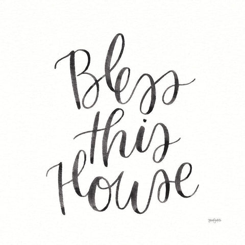 Home Sweet Home IV BW Gold Ornate Wood Framed Art Print with Double Matting by Jackson, Jenaya