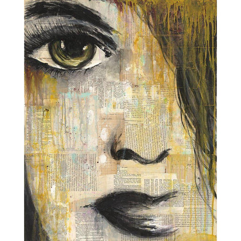 Eye of the Beholder I White Modern Wood Framed Art Print by Courtney, Prahl