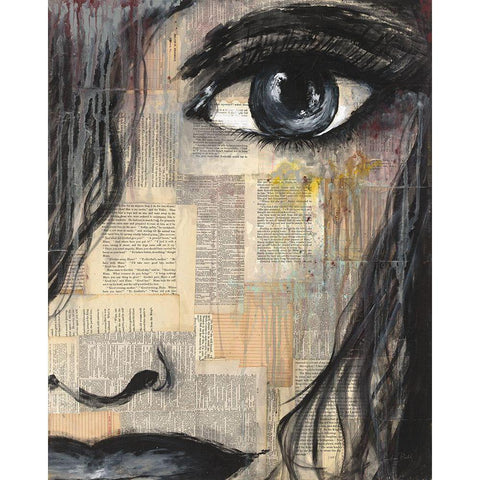 Eye of the Beholder II Black Modern Wood Framed Art Print by Courtney, Prahl