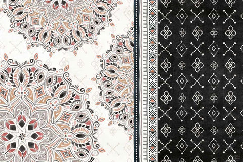 Kasbah Crush II Black Ornate Wood Framed Art Print with Double Matting by June, Dina