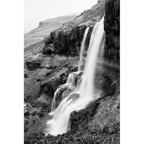 Hidden Waterfall Gold Ornate Wood Framed Art Print with Double Matting by Marshall, Laura