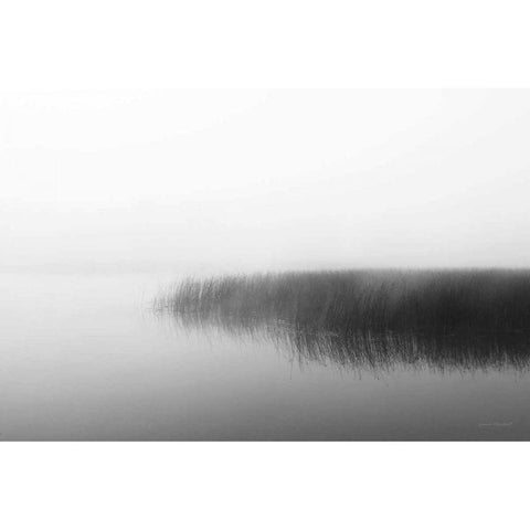 Clyde River White Modern Wood Framed Art Print by Marshall, Laura