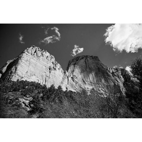 Kolob Canyons I Black Modern Wood Framed Art Print by Marshall, Laura