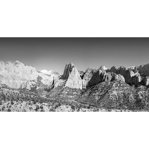 Kolob Canyons II Black Modern Wood Framed Art Print by Marshall, Laura