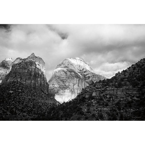 The East Temple Black Modern Wood Framed Art Print by Marshall, Laura