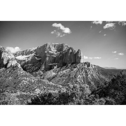 Timber Top Black Modern Wood Framed Art Print by Marshall, Laura