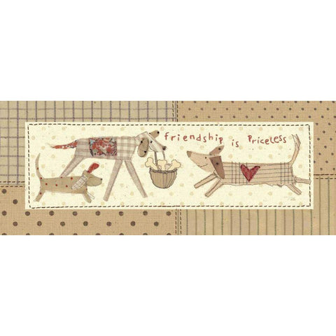 Walk in the Park I White Modern Wood Framed Art Print by Pela Studio