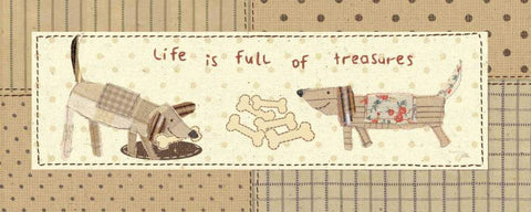 Walk in the Park II Black Ornate Wood Framed Art Print with Double Matting by Pela Studio