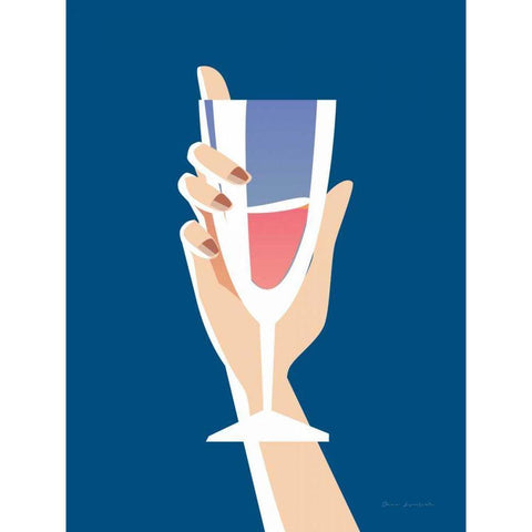 Cocktail Time IV White Modern Wood Framed Art Print by Escalante, Omar