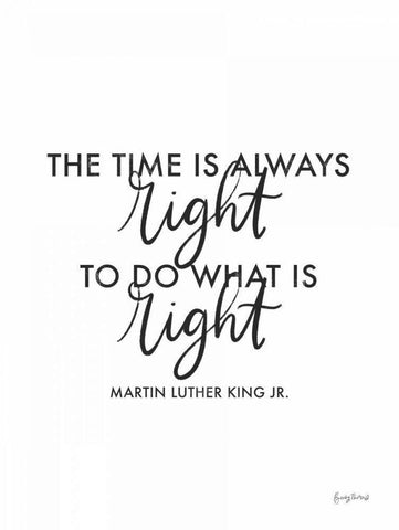 Words of Wisdom IV BW White Modern Wood Framed Art Print with Double Matting by Thorns, Becky