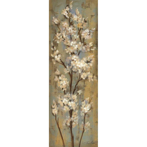 Almond Branch II Gold Ornate Wood Framed Art Print with Double Matting by Vassileva, Silvia