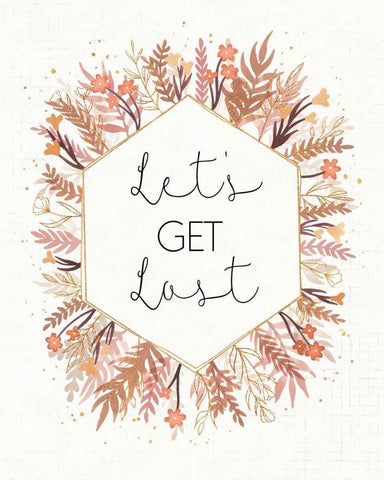 Desert Blooms IV White Modern Wood Framed Art Print with Double Matting by Marshall, Laura