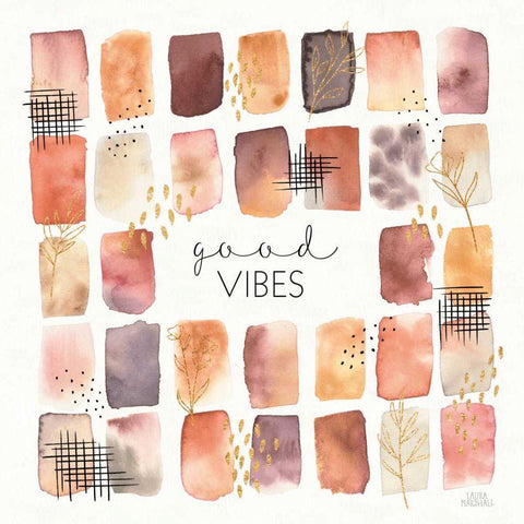 Desert Blooms VI White Modern Wood Framed Art Print by Marshall, Laura