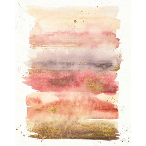 Desert Blooms Abstract I White Modern Wood Framed Art Print by Marshall, Laura