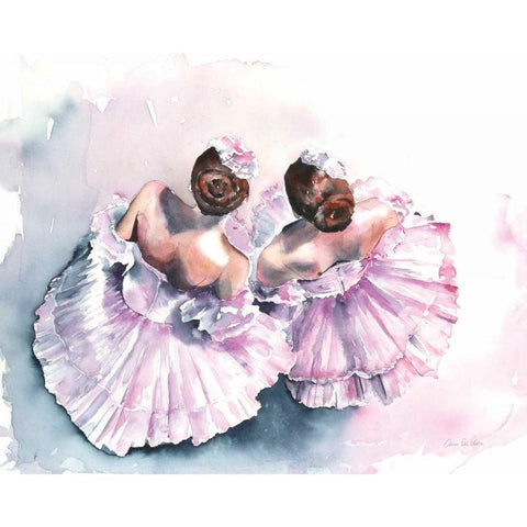 Ballet III Black Modern Wood Framed Art Print with Double Matting by Valle, Aimee Del