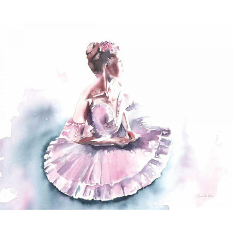 Ballet V White Modern Wood Framed Art Print by Valle, Aimee Del